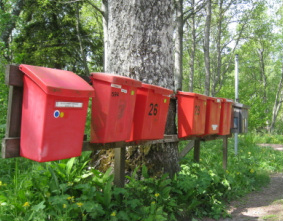 Mail boxes Åland