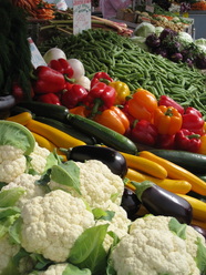 Vegetables on Market Helsinki, Finland